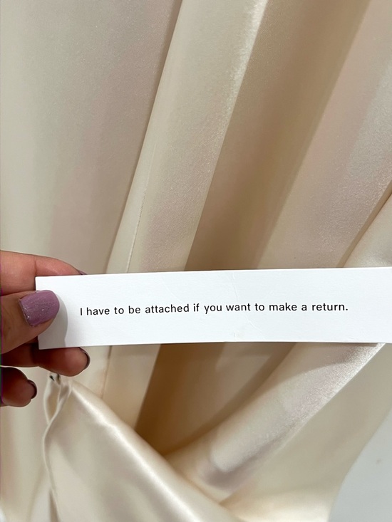 NWT NEW Reformation Roy Satin Dress – Elegant Ivory Halter Gown - Picture 10 of 11